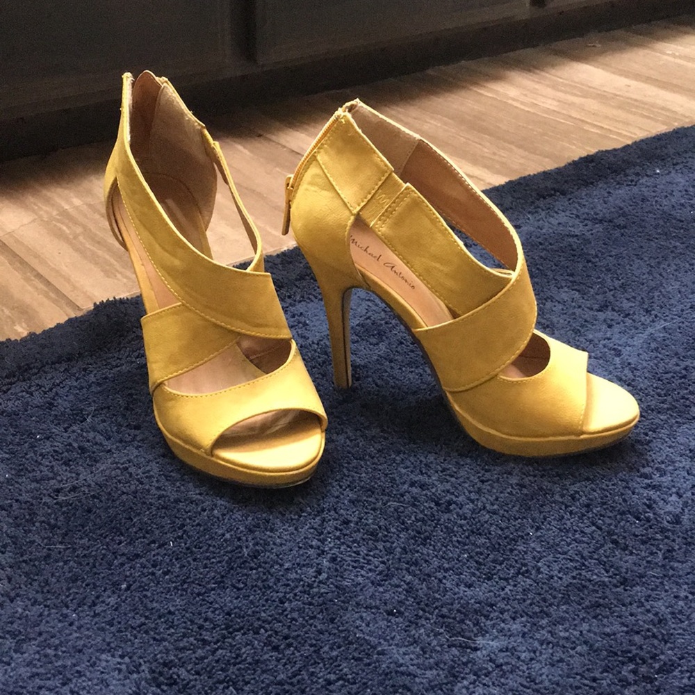 Yellow heels